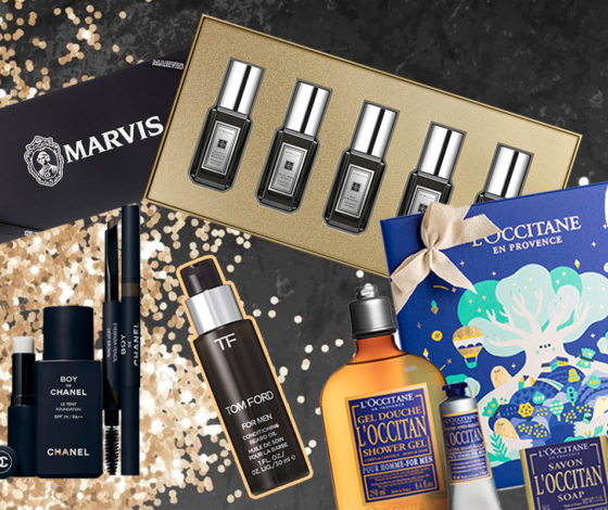 Новогодние подарки для мужчин: косметика и парфюмерия