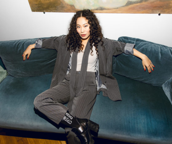 Ян Гэ, Полина Аскери и Дина Немцова на презентации Bang & Olufsen