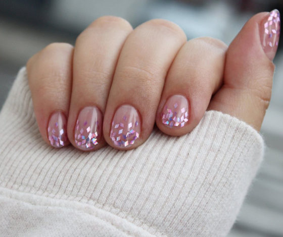 Новогодний маникюр с дизайном