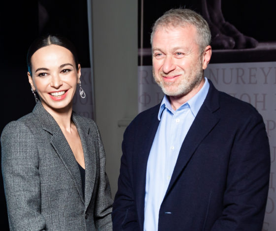 Роман Абрамович, Полина Киценко и Светлана Бондарчук на открытии фестиваля Context. Diana Vishneva