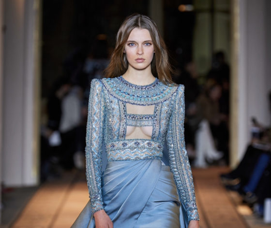 Показ Zuhair Murad на кутюрной Неделе моды в Париже