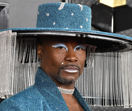 Маникюр, макияж и шляпа Билли Портера на премии «Грэмми – 2020»