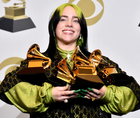 Маникюр Билли Айлиш на премии «Грэмми – 2020»