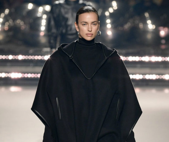 Ирина Шейк на показе Isabel Marant в Париже