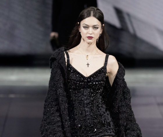 Показ Dolce&Gabbana на Неделе моды в Милане