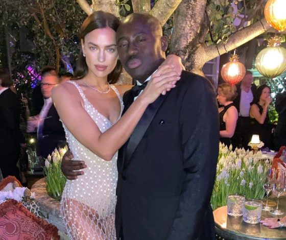 Ирина Шейк появилась на вечеринке в прозрачном платье