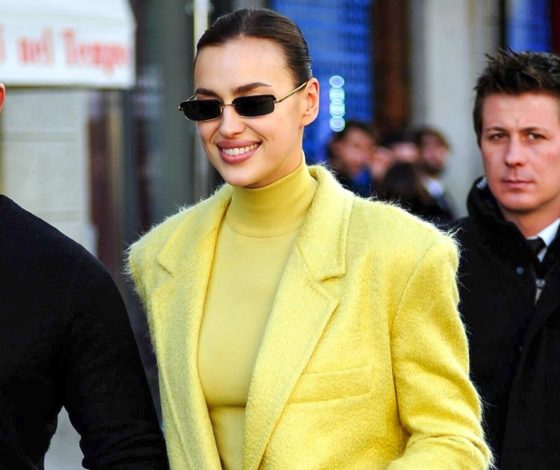 Желтый в моде: доказывают Ирина Шейк и Ким Кардашьян