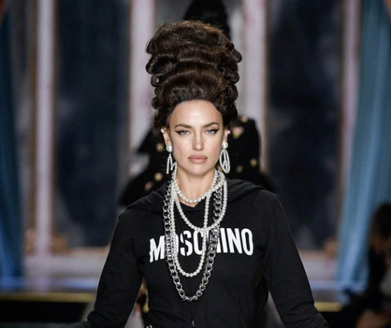 Ирина Шейк, Кайя Гербер и сёстры Хадид на показе Moschino в Милане