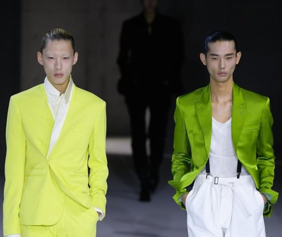 Показ Haider Ackermann на Неделе моды в Париже