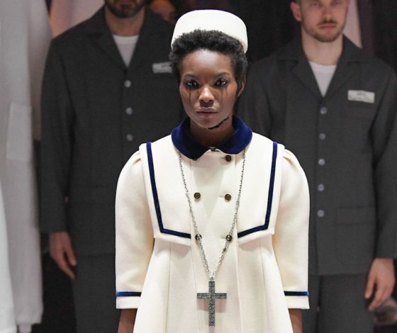 Показ Gucci на Неделе моды в Милане