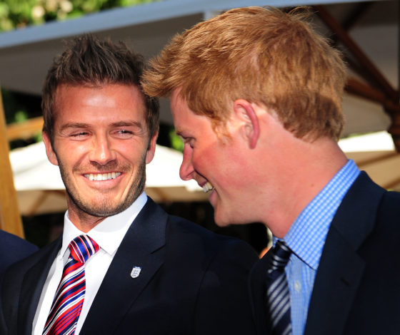 «Он вырастет великим отцом»: Дэвид Бекхэм рассказал о принце Гарри