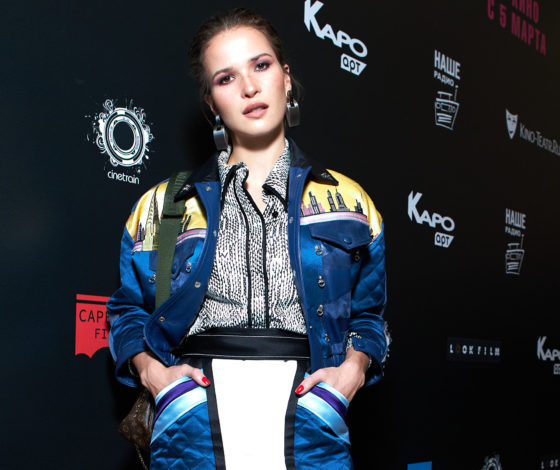 Лукерья Ильяшенко и Виктория Толстоганова на премьере фильма «Очень женские истории»