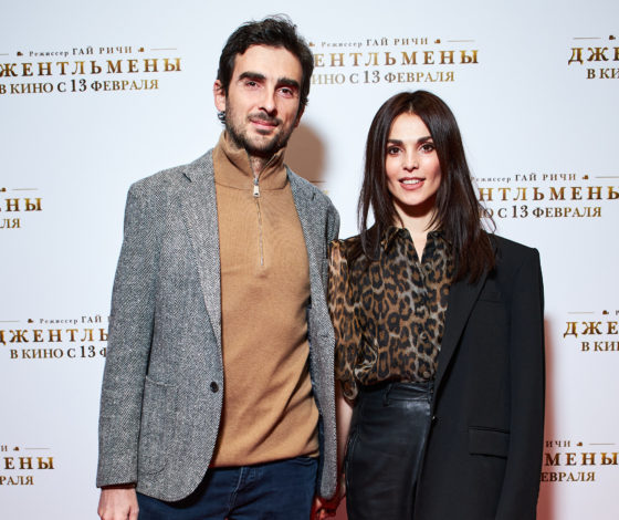 Агата Муцениеце, Елена Летучая и Сати Казанова на премьере фильма «Джентльмены»