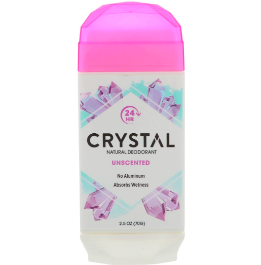 Дезодорант Crystal никак не защищает от запаха пота.