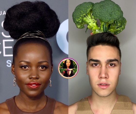 Блогер из Америки копирует наряды звезд с помощью подручных материалов