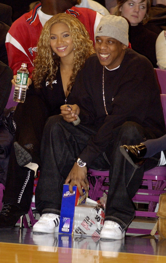 Beyonce and Jay-Z  At New York Knicks game