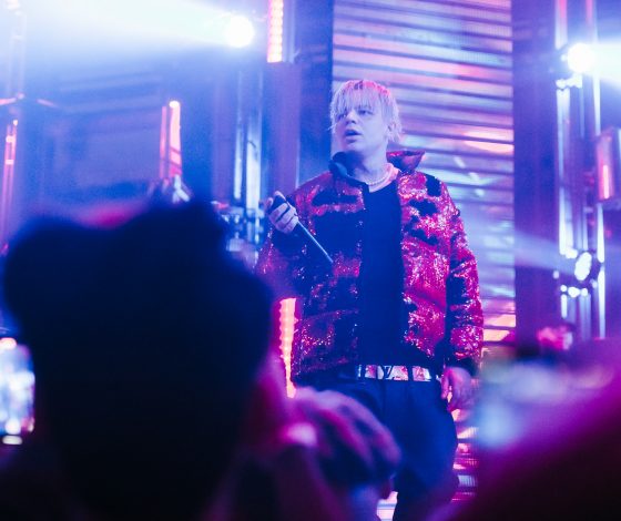 Элджей и Мария Миногарова на вечеринке HUGO в Москве