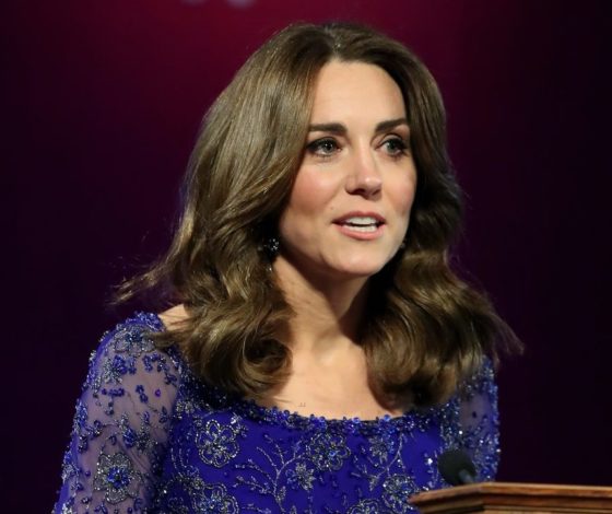 Кейт Миддлтон на гала-ужине Place2Be в старом платье