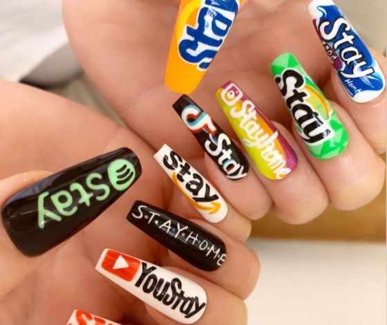 Новый безумный тренд: макияж и маникюр, призывающий остаться на карантине