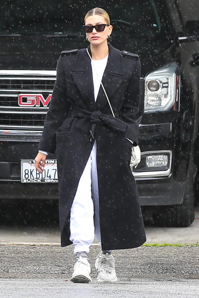 CA: Hailey Bieber is seen in Los Angeles