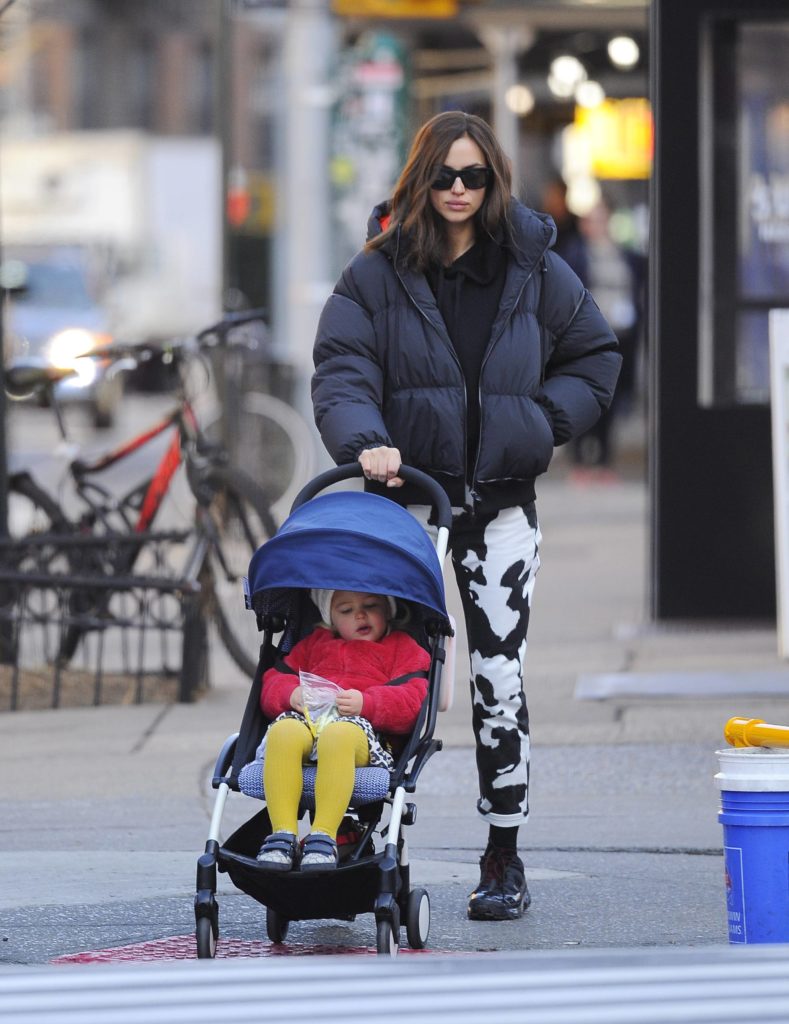 Irina Shayk Heads out on a Morning Stroll With Her Daughter in New York City