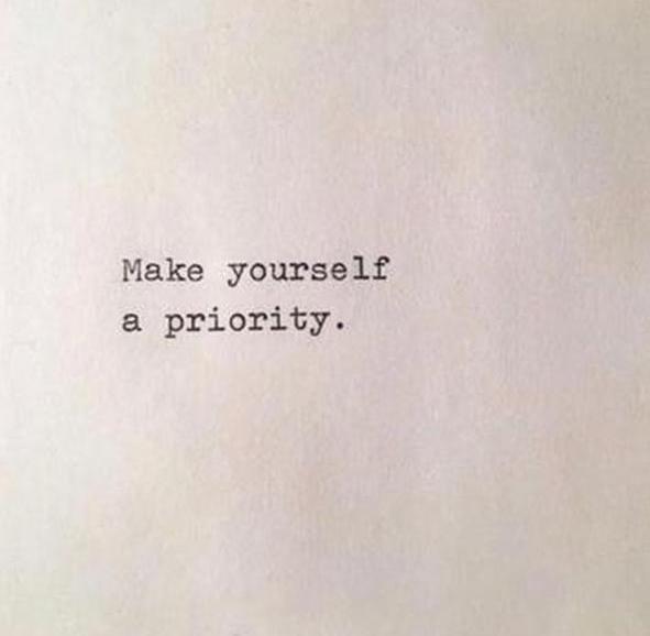 Сделай себя главным приоритетом
