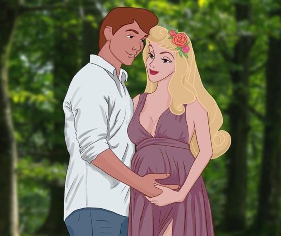 Instagram дня: российская художница создает портреты в стиле Disney и рисует беременных принцесс