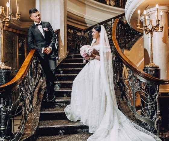 Семье Иды Галич два года: показываем, как выглядели наши звезды в день свадьбы