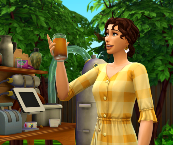 Коллаборация дня: макияж МАС в игре The Sims 4