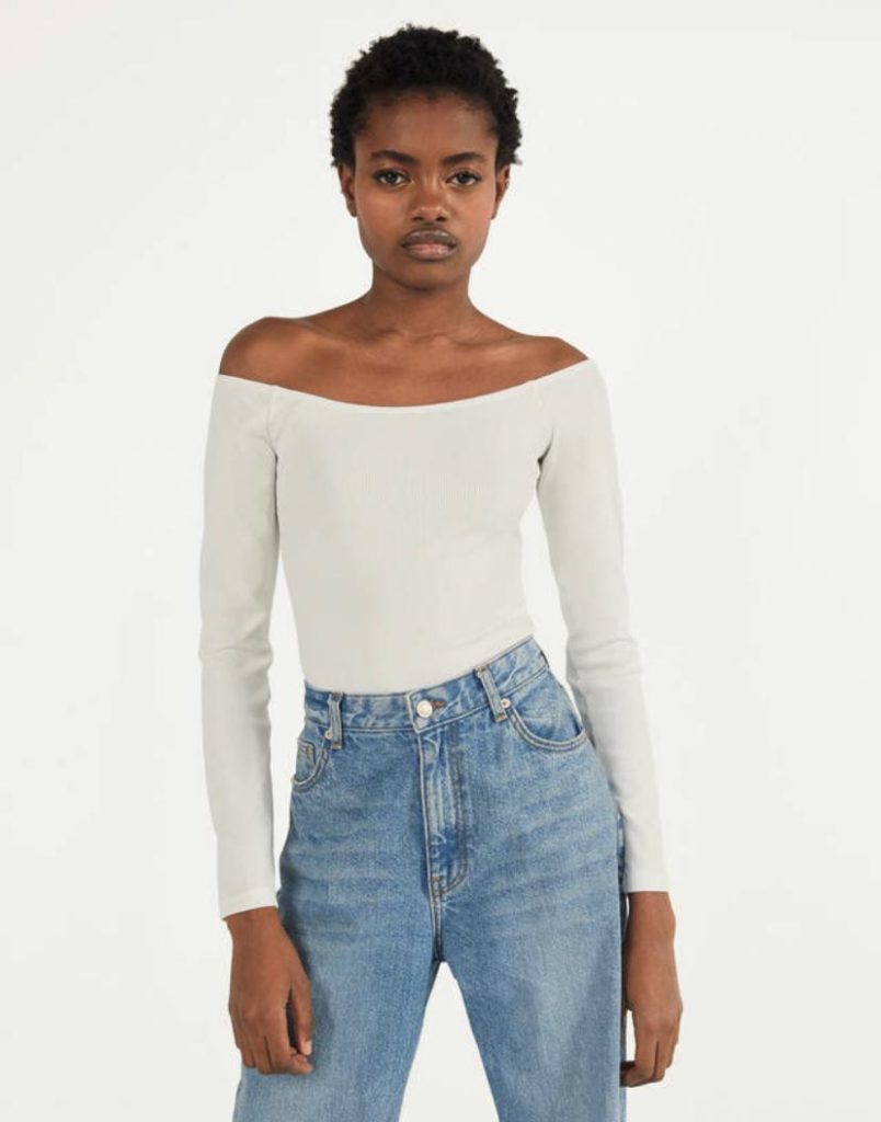 Боди Bershka, 1299 P. (bershka.com)