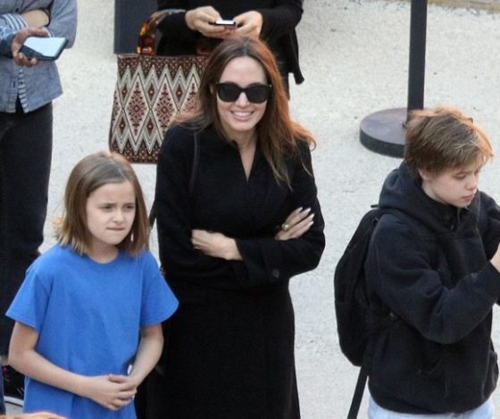 Перед праздником: Анджелина Джоли замечена на улицах Лос-Анджелеса с дочкой Вивьен