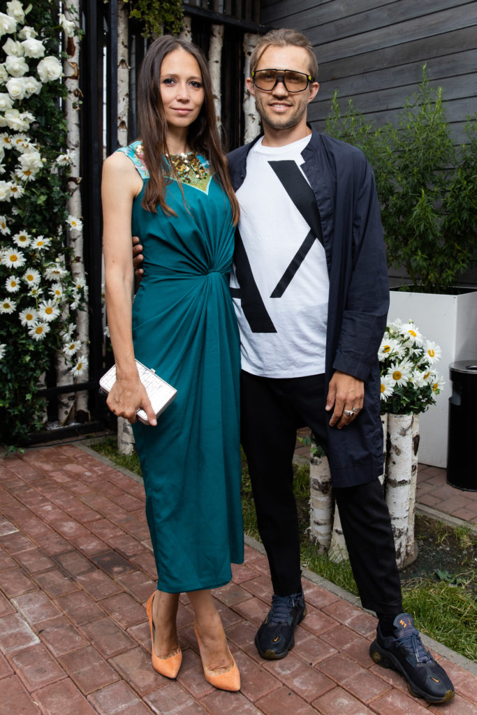 Даша Гаузер с мужем