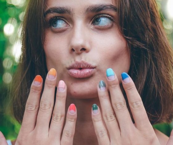 Бьюти-тренд: маникюр наполовину