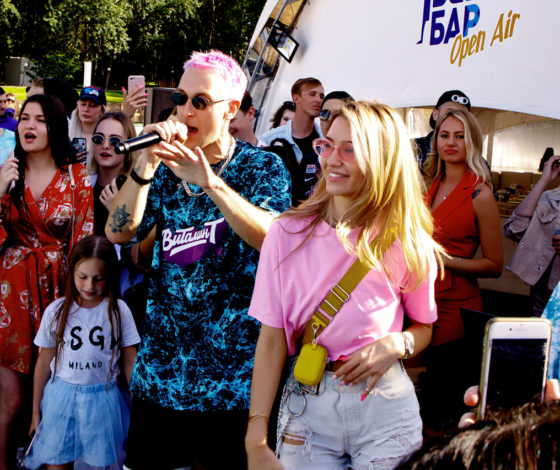 Мария KAKDELA, Дина Саева и MIA BOYKA на презентации альбома T-killah «Витамин Т»