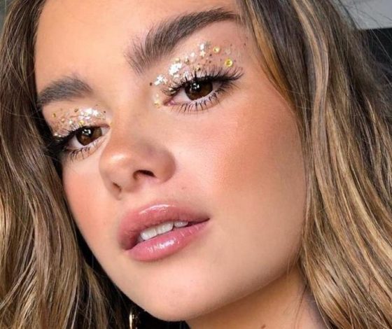 Больше блеска: 5 крутых макияжей с глиттером