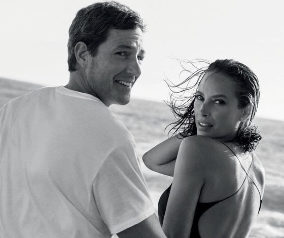 В главных ролях Кристи Тарлингтон и ее муж: Calvin Klein повторили рекламную кампанию аромата Eternity 1988 года