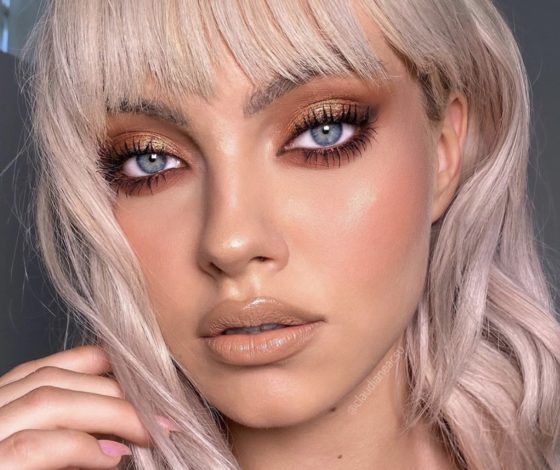 Металлический блеск: модный осенний макияж