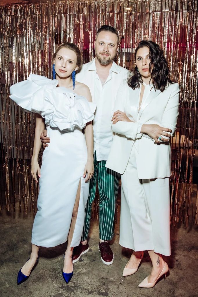 Сергей и Екатерина Аутраш и Анастасия Притц