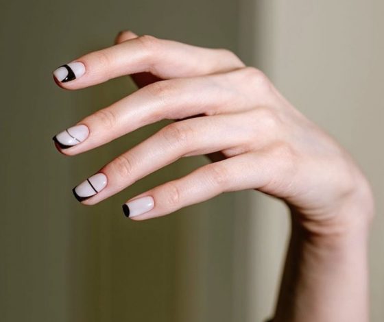 Тренд в маникюре: гибридный френч