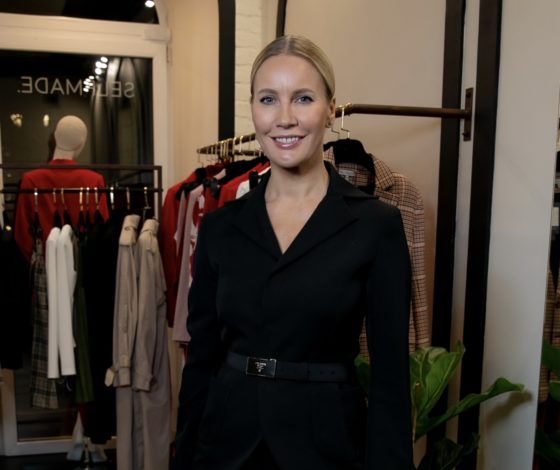 Елена Летучая и Полина Аскери на открытии бутика Selfmade