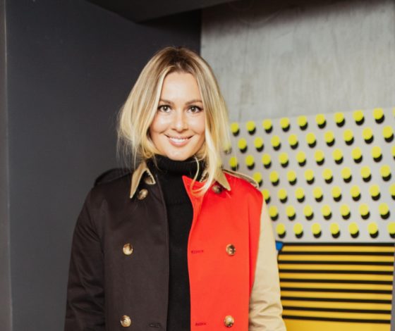 Мария Кожевникова и Виктория Дайнеко на презентации коллекции Sasha