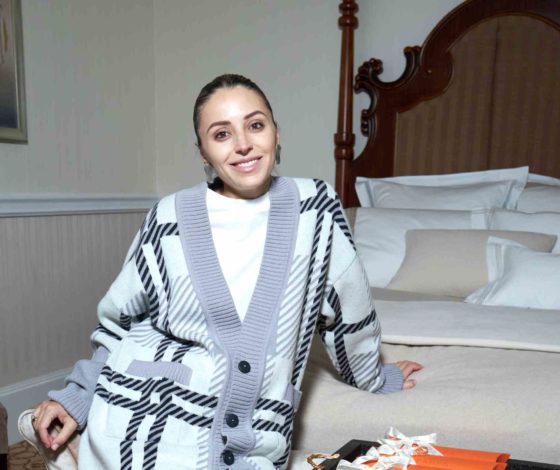 Яна Кушнер, Светлана Родина и другие на презентации постельного белья Parpa