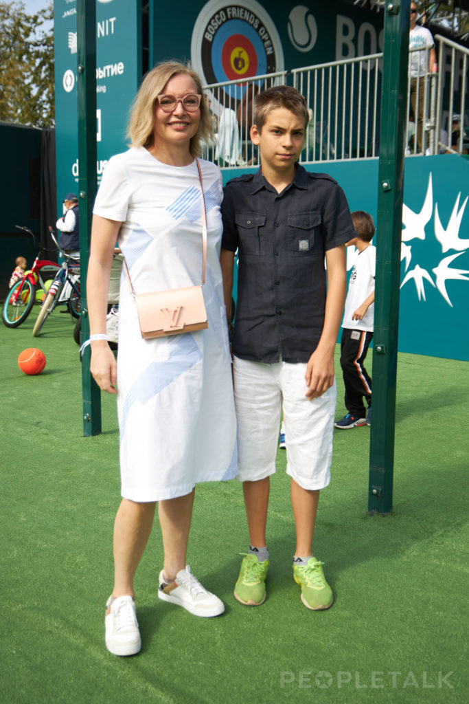 Виктория Давыдова с сыном