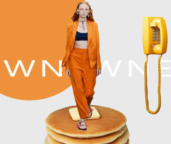 Красные платья и туфли с носками: рассказываем о главных трендах весны 2021