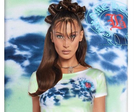 В стиле тай-дай: Белла Хадид выпустила коллаборацию с Chrome Hearts