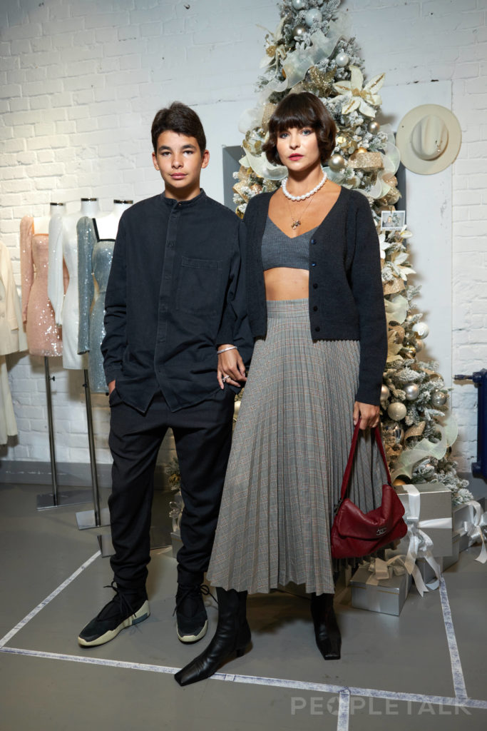 Инга Берман с сыном Марком