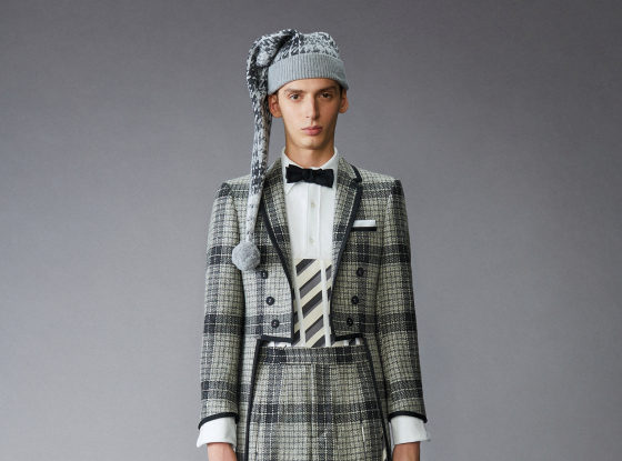 Мужские юбки и шляпы цилиндры в новой коллекции Thom Browne Men’s