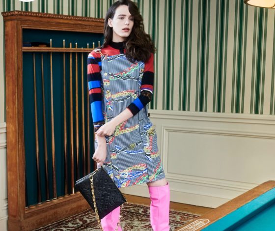 Розовые сапоги в коллекции Louis Vuitton Pre-Fall 2021
