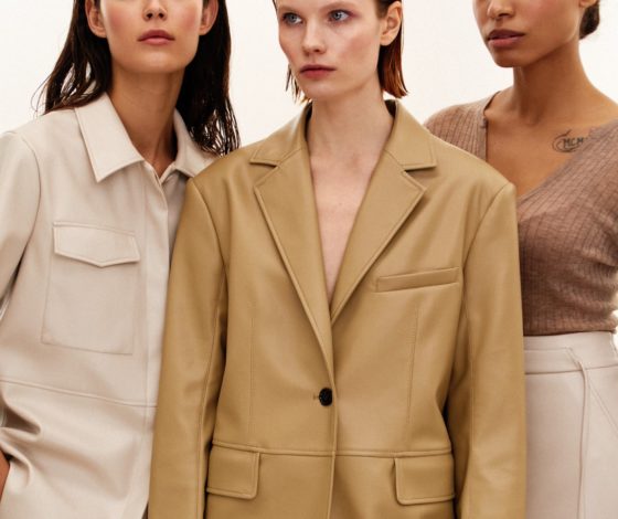 Пиджаки из эко-кожи в новой коллекции 12storeez