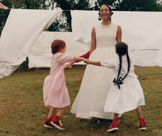 Wishlist: розовое блестящее пальто в коллекции Simone Rocha X H&M